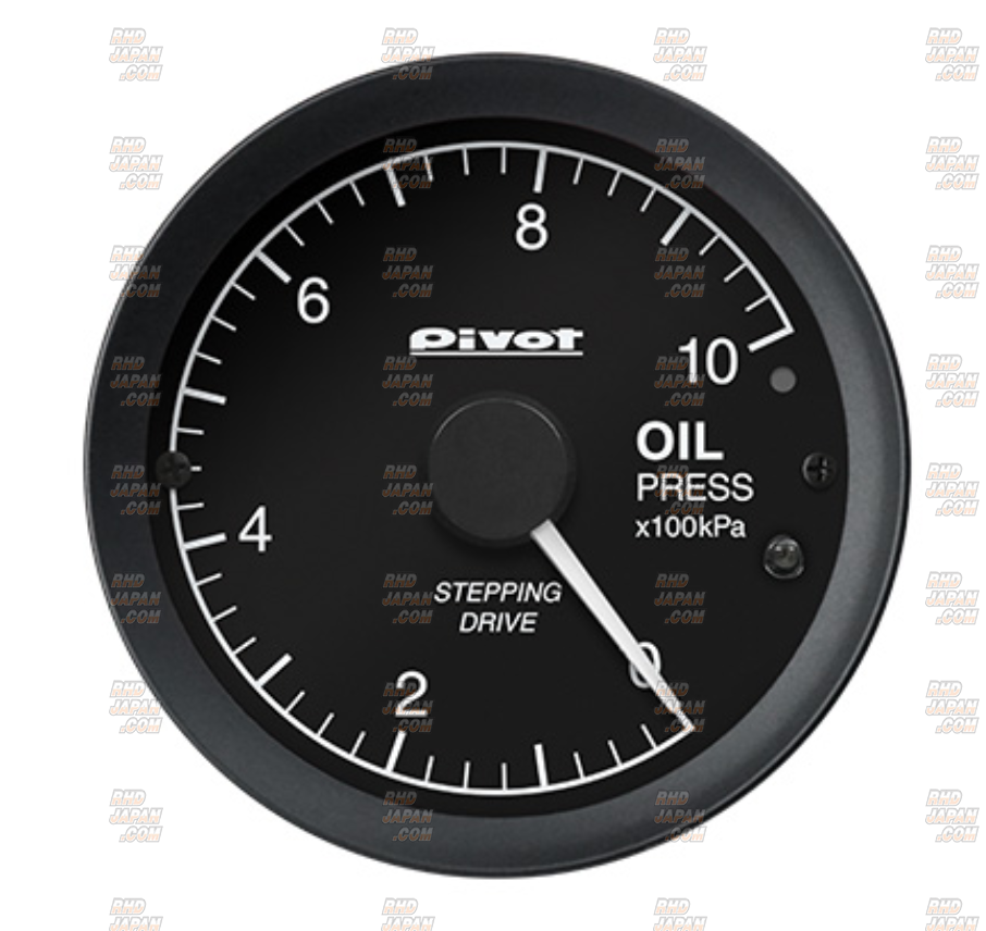 Pivot GT Gauge 60 Oil Pressure Meter - Sensor Type - RHDJapan Pivot GT Gauge 60 Oil Pressure Meter - Sensor Type - RHDJapan